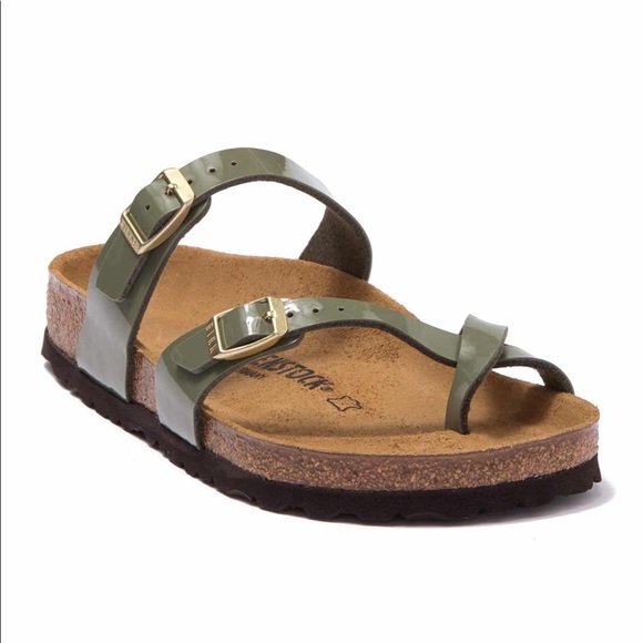 birkenstock mayari olive green